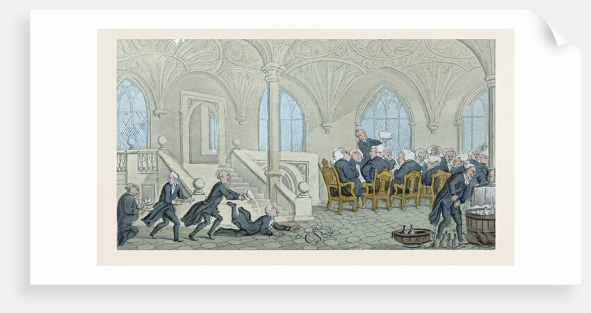 Dr. Syntax Entertained at College by Anonymous