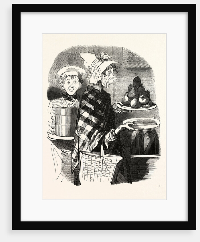 French Lady and a Cook Bring the Desserts by Anonymous