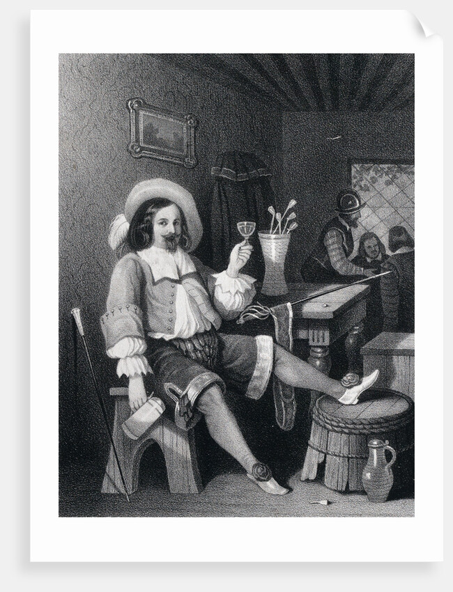 Man Drinking Wine by Anonymous