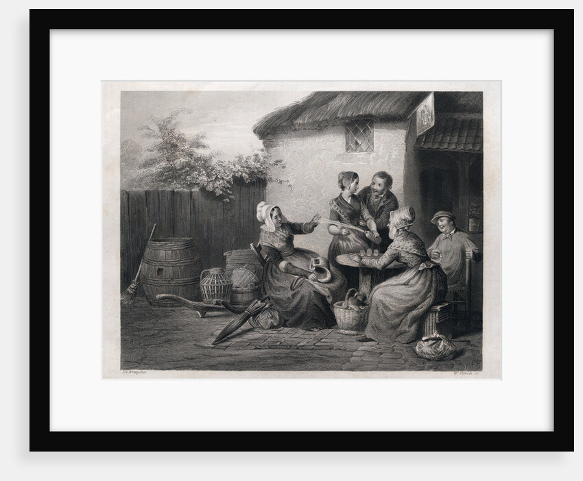 A Glass of Champagne at Home by Anonymous