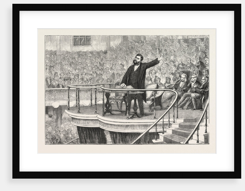 The South London Tabernacle, Mr. C.H. Spurgeon Preaching on Sunday, 1876 by Anonymous