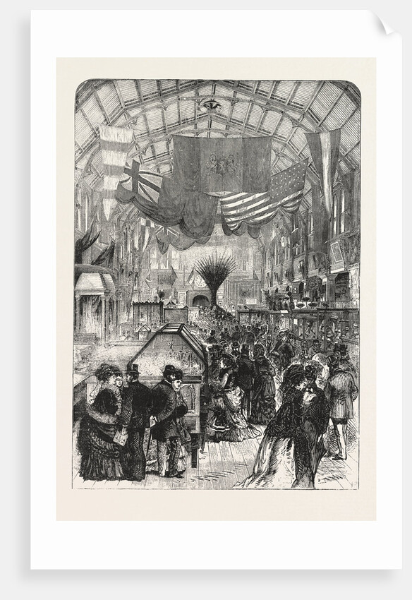 Intercolonial Exhibition, Melbourne, Australia, 1876, the Main Hall by Anonymous