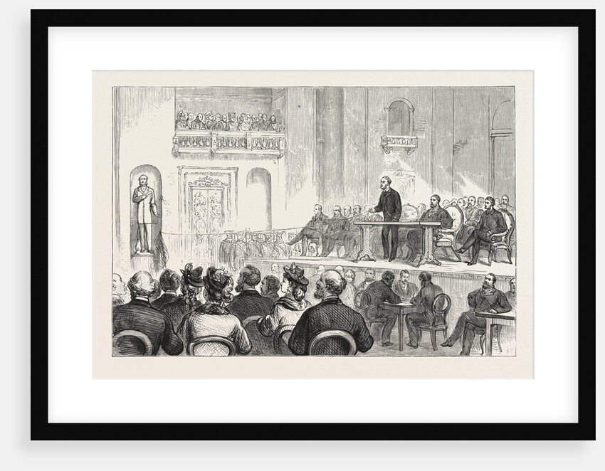 The Right Hon. R. A. Cross, M.P., Unveiling the Memorial Statue of the Late Mr. S. R. Graves, M.P., in St. George's Hall, Liverpool by Anonymous