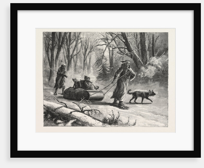 Winter in the Far West: An Indian Sledge Journey, United States by Anonymous