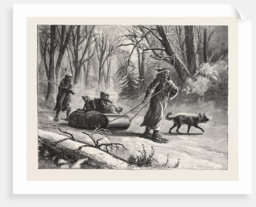 Winter in the Far West: An Indian Sledge Journey, United States by Anonymous