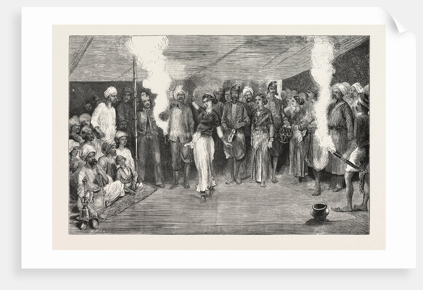 A Nautch Dance at Baroda by Anonymous