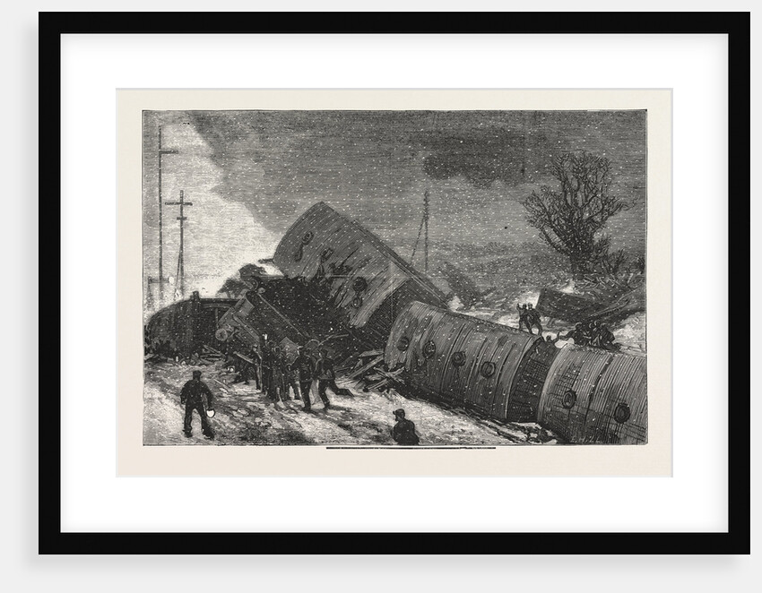 The Double Collision on the Great Northern Railway, Near Huntingdon: Scene after the Final Catastrophe by Anonymous