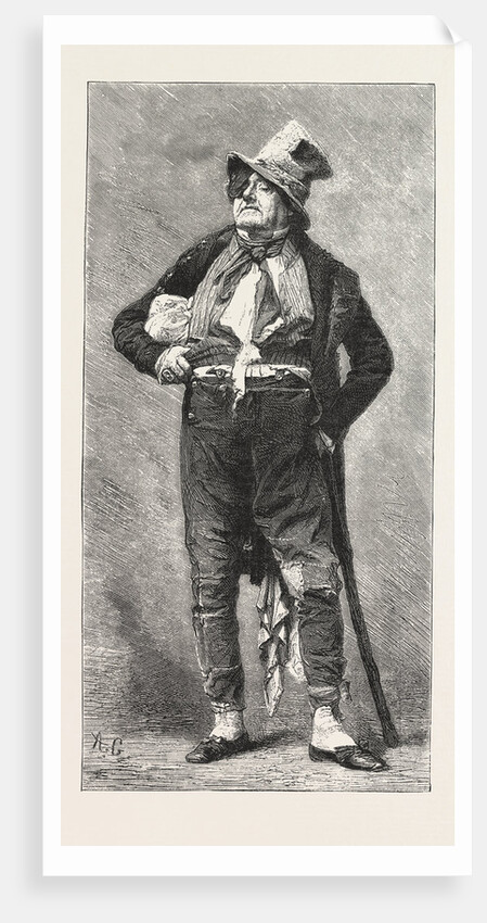 Frederick Lemaitre in One of His Characters by Anonymous