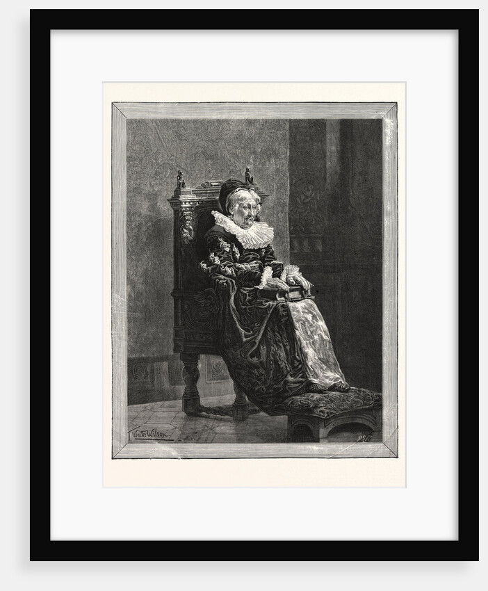 The Lady of the Grange, Picture of T. Walter Wilson in the Dudley Gallery by Anonymous