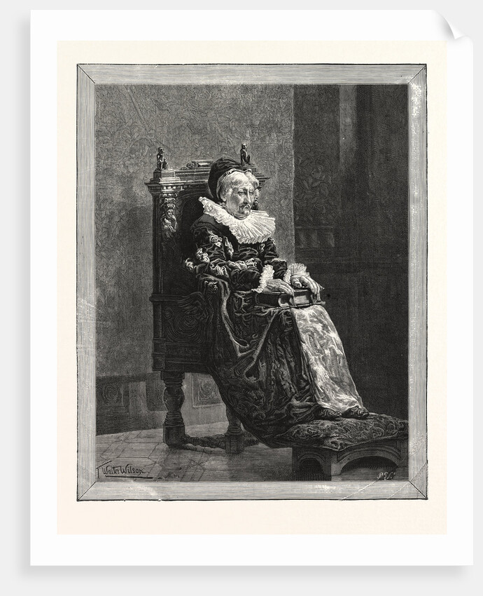 The Lady of the Grange, Picture of T. Walter Wilson in the Dudley Gallery by Anonymous