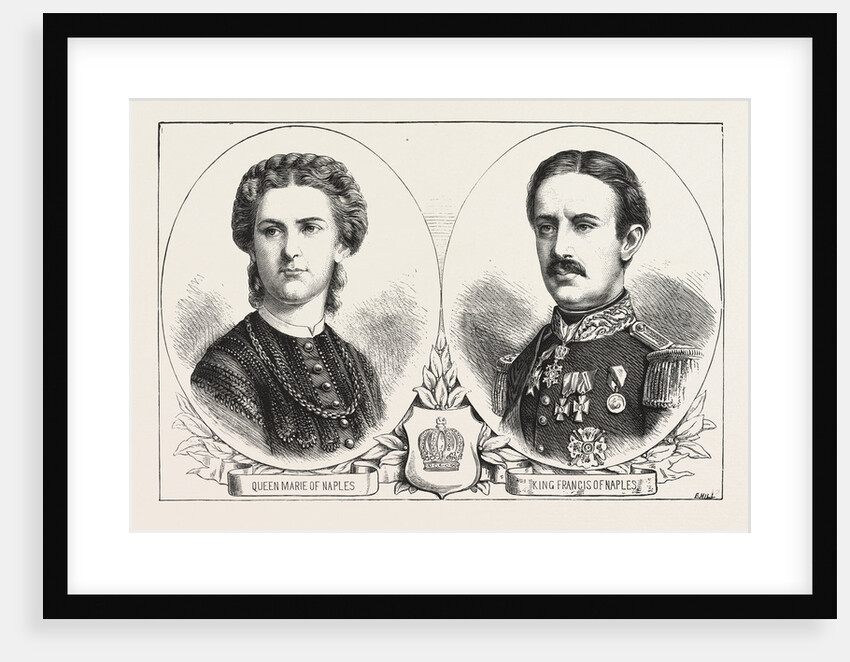 Queen Marie of Naples, King Francis of Naples by Anonymous