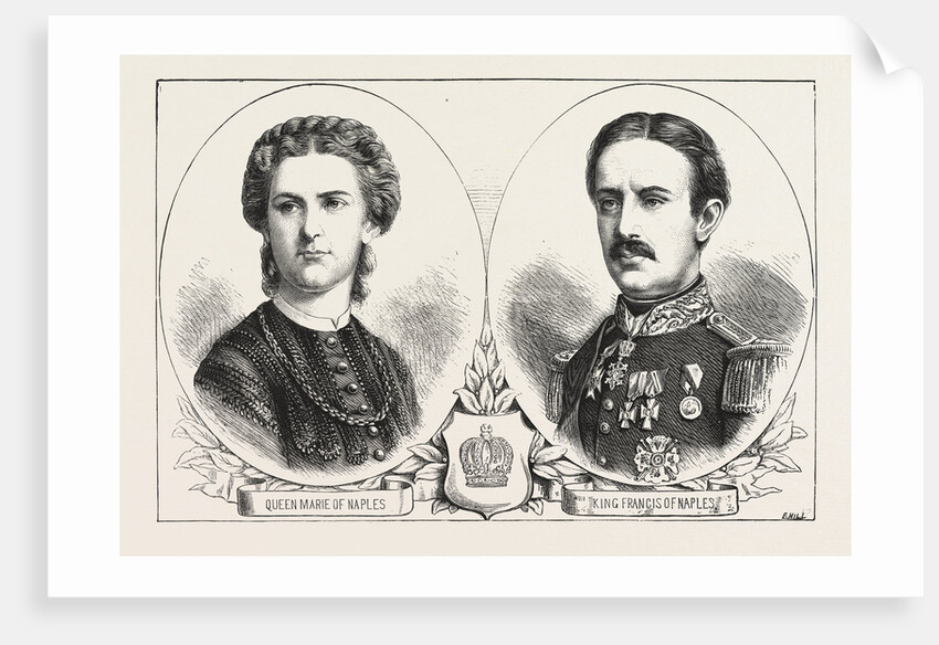 Queen Marie of Naples, King Francis of Naples by Anonymous