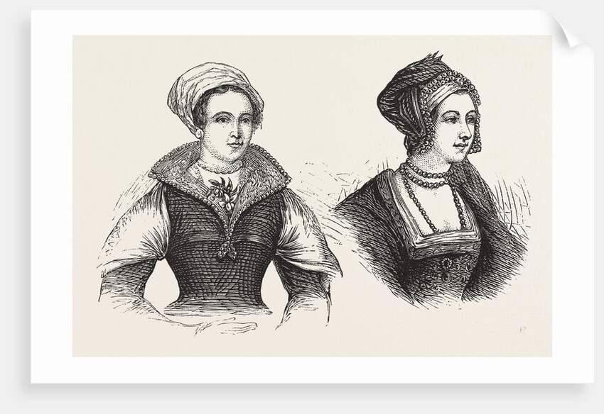 Jane Grey and Anne Boleyn, Prisoners in the Tower, London by Anonymous