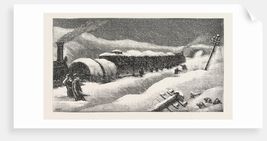 The Accident, an Incident on the Great Northern Railway, Between Grantham and Peterborough by Anonymous