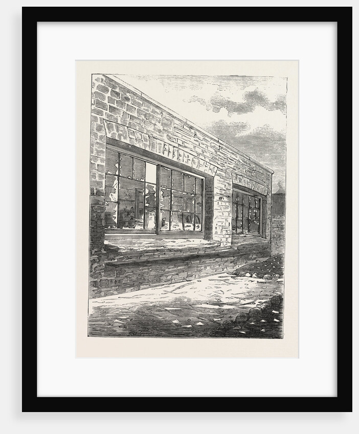 Rear of Workshop, Showing Effect of Explosion, an Attempt to Murder at Clerkenwell, London by Anonymous