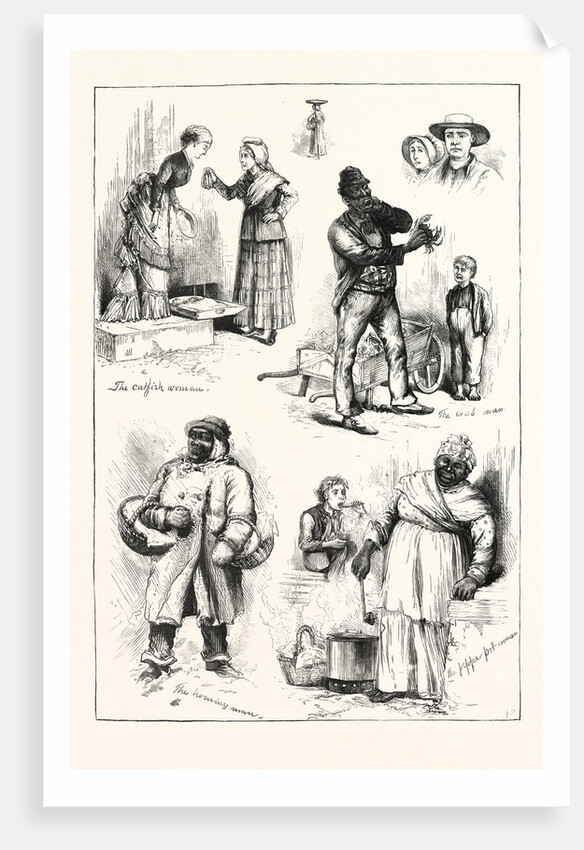 Philadelphia Centennial Exhibition, Street Sketches in the Town, United States by Anonymous
