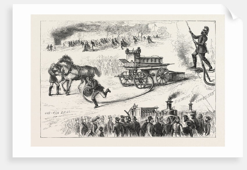 Fire Brigade Competition at the Alexandra Palace, London by Anonymous