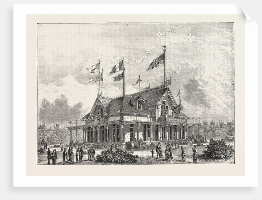 The Philadelphia Exhibition: The Singer Sewing Machine Pavilion, United States by Anonymous