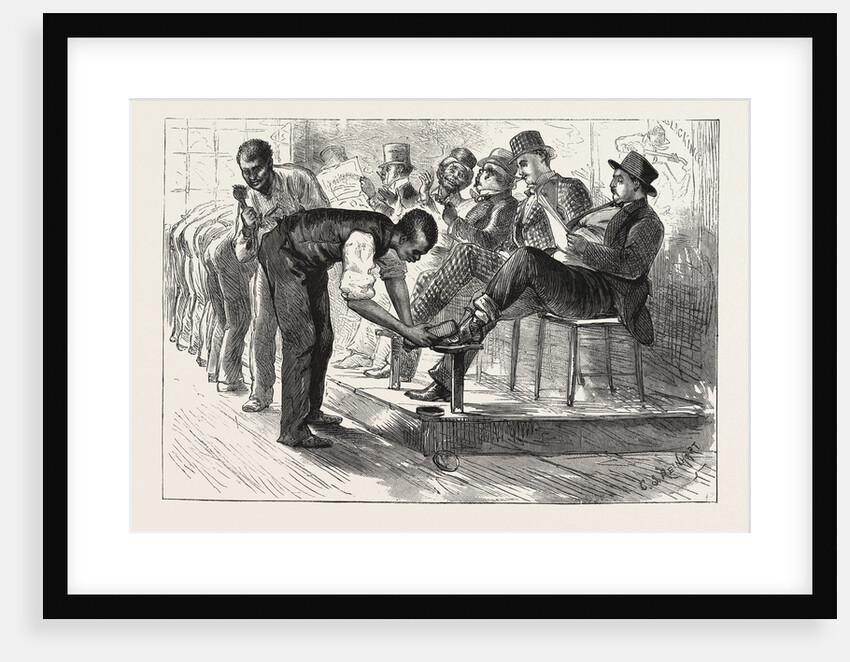 A Centennial Shine: A Sketch at the Philadelphia Exhibition, USA by Anonymous