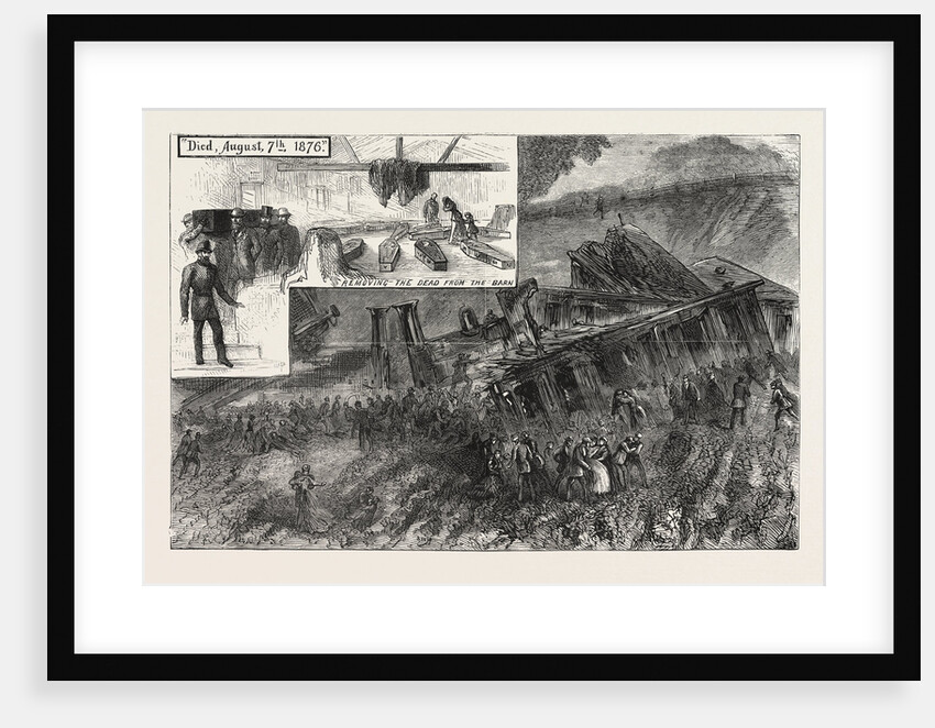 The Fatal Railway Accident: Railway Near Radstock by Anonymous