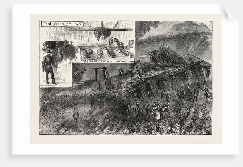 The Fatal Railway Accident: Railway Near Radstock by Anonymous