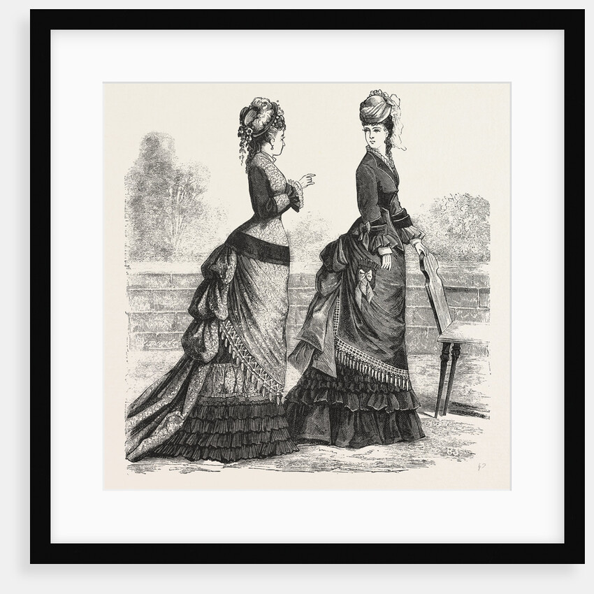 Fashion Two New Walking Costumes by Anonymous