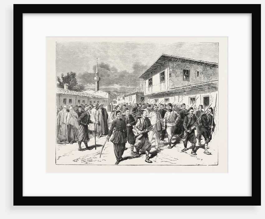 The War: A Party of Insurgents Being Conducted to Prison by the Turks by Anonymous