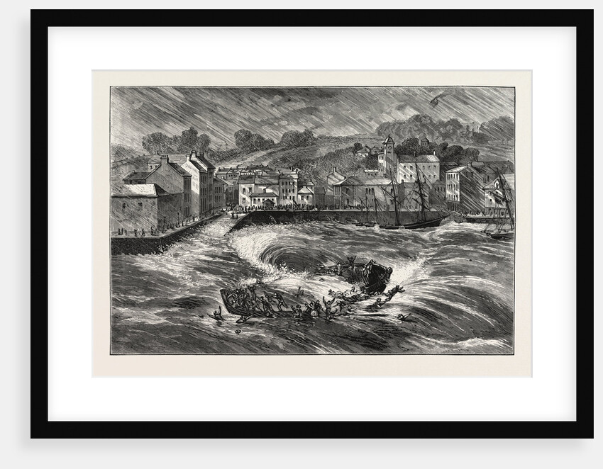 The Fatal Ferry-Boat Accident in Youghal Harbour, County Cork, Ireland by Anonymous