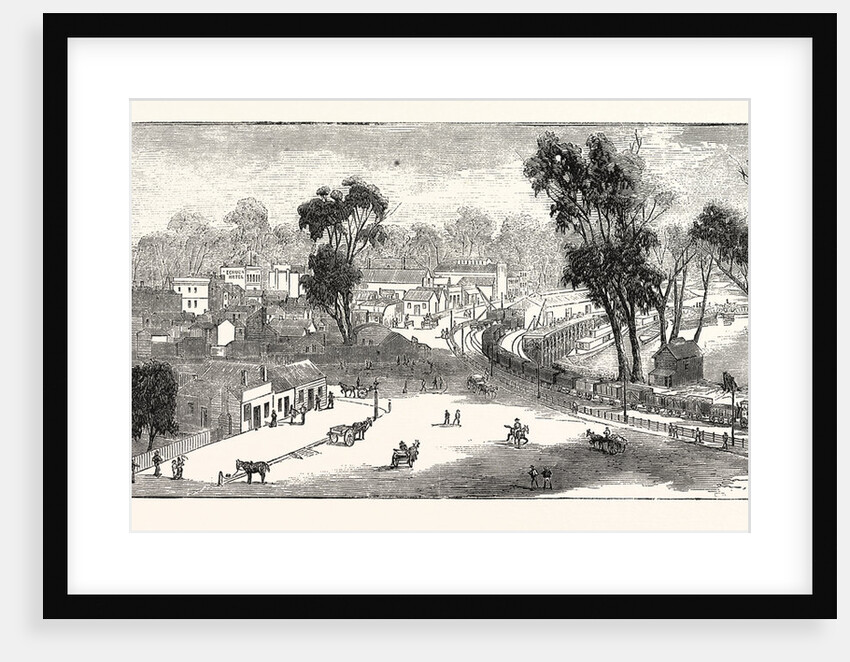 Opening of the Deniliquin and Echuca Railway: Echuca, South Australia by Anonymous