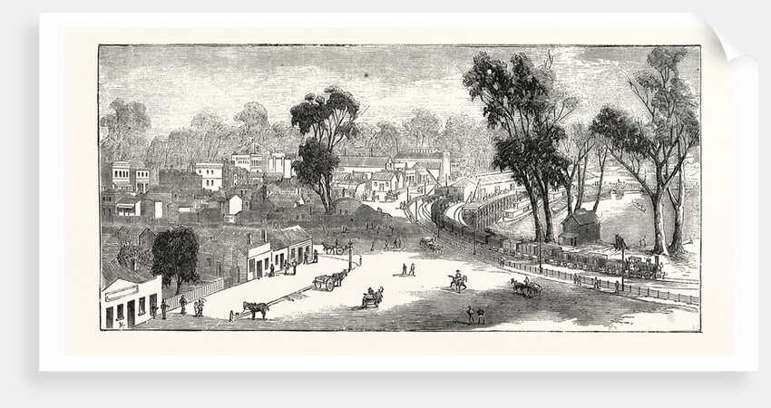 Opening of the Deniliquin and Echuca Railway: Echuca, South Australia by Anonymous