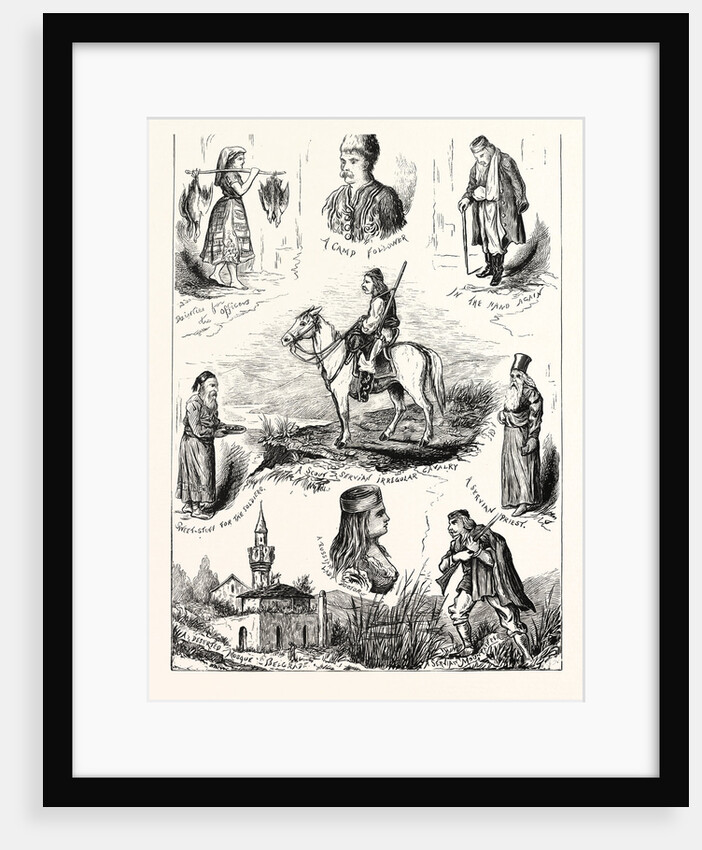 The Turko-Servian War; Pen-and-Ink Sketches, Turkey, Serbia by Anonymous