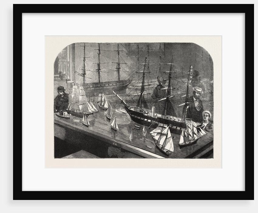 Model of a Fleet of Vessels on the Philadelphia Exhibition by Anonymous