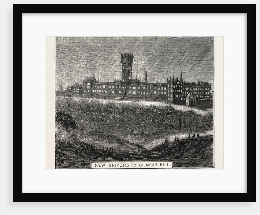 Sketches During the Prince and Princess of Wales's Recent Visit to Glasgow, New University, Gilmour Hill by Anonymous