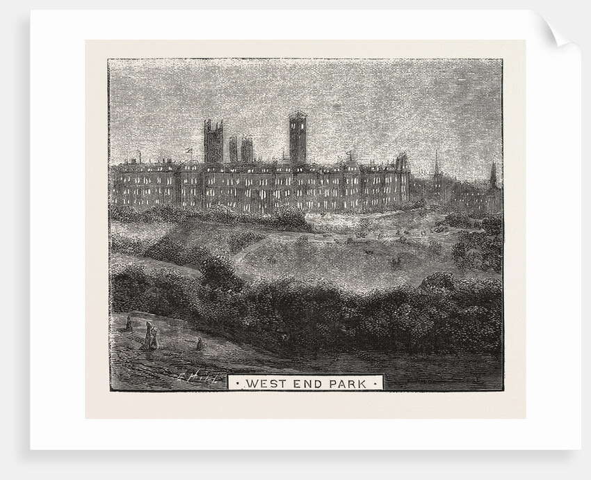Sketches During the Prince and Princess of Wales's Recent Visit to Glasgow, West End Park by Anonymous