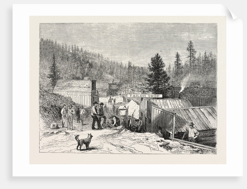 Deadwood City, Black Hills, the Sioux War, United States by Anonymous