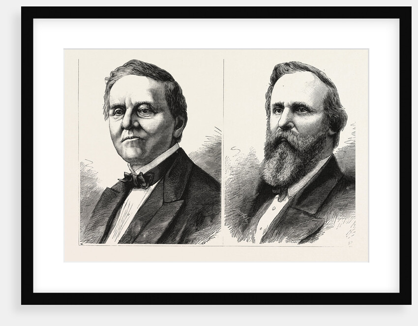 The Presidental Contest in America, Samuel Tilden, the Democratic Candidate and Rutherford Hayes, the Republic Candidate, United States by Anonymous