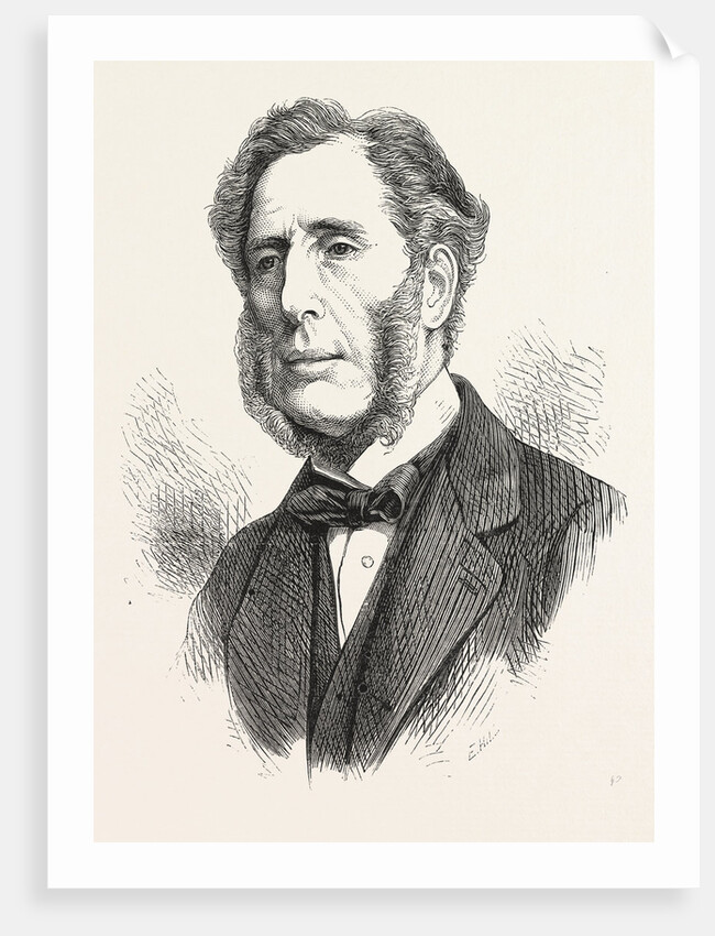 The Late Mr. Edward Horsman, M.P., 1807 – 30 November 1876, Was a British Politician by Anonymous