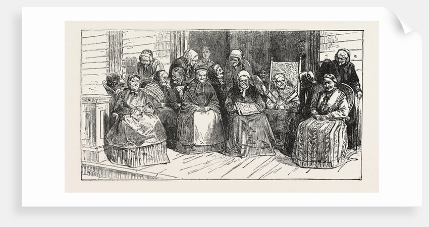 An after-Tea Chat at the Isabella Home, Long Island, United States by Anonymous