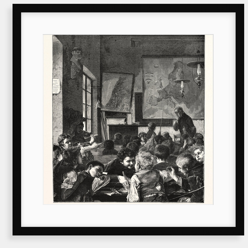 Preparing for the Christmas Holidays, the Interrupted Lesson by Anonymous