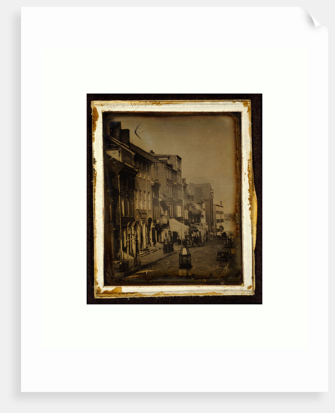North Side of Chestnut Street, Philadelphia, Pennsylvania, Between 1842 and 1845 by Anonymous
