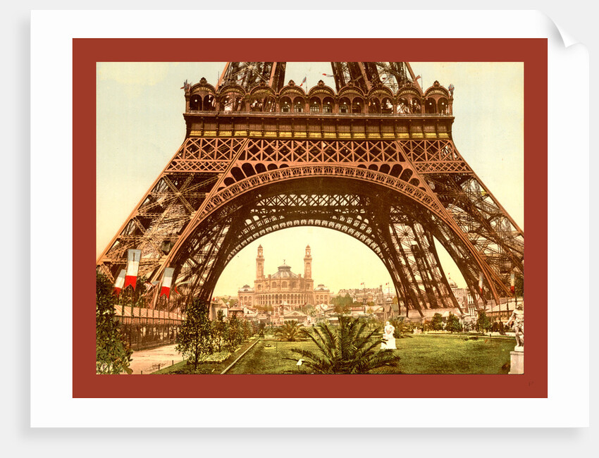 Eiffel Tower and the Trocadero, Exposition Universal, 1900, Paris, France, Between Ca. 1890 and Ca. 1900 by Anonymous