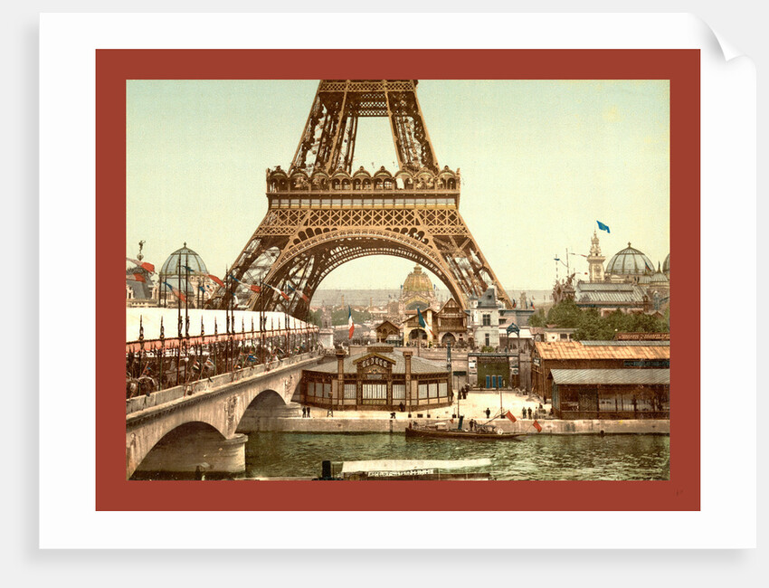 Eiffel Tower and General View of the Grounds, Exposition Universal, 1900, Paris, France, Between Ca. 1890 and Ca. 1900 by Anonymous