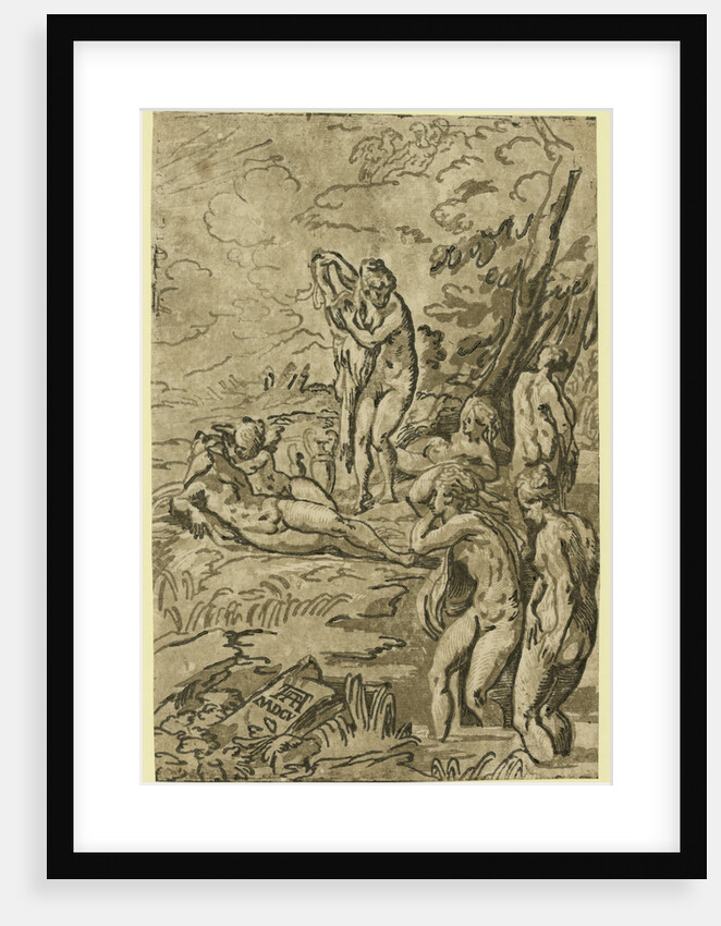 Nymphs Bathing by Anonymous