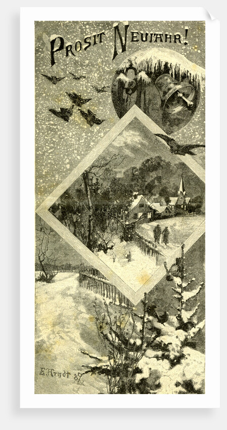 New Year Austria 1891 by Anonymous