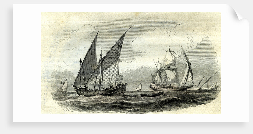 Mediterranean Ships 17th Century UK by Anonymous