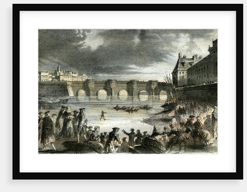 Seine Paris France 1785 by Anonymous