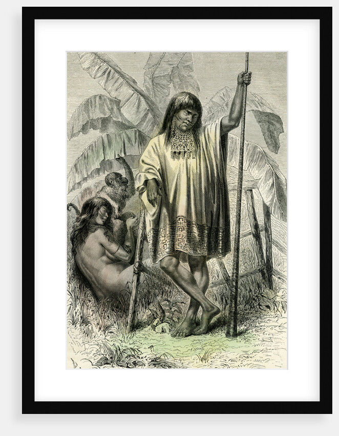 Conibos Indians 1869 Peru by Anonymous
