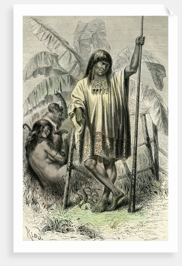 Conibos Indians 1869 Peru by Anonymous