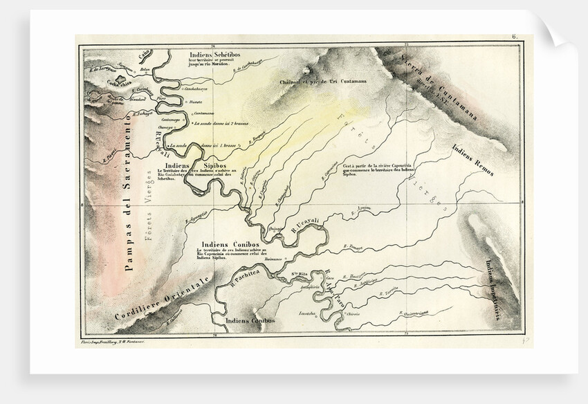 Map 1869 Peru by Anonymous