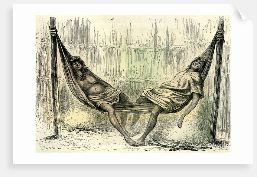 Chontaquiros Couple 1869 Peru by Anonymous